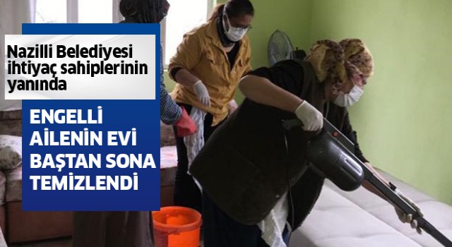 Nazilli Belediyesi ihtiyaç sahiplerinin yanında