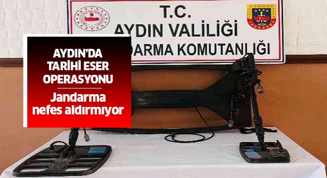 Aydın'da tarihi eser baskını: 3 gözaltı!
