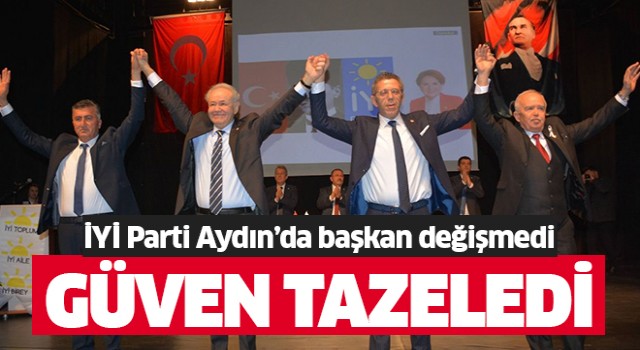 İYİ Parti Aydın'da Başkan Taner güven tazeledi