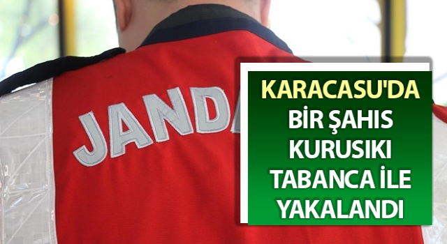 Aydın'da bir şahıs kurusıkı tabanca ile yakalandı