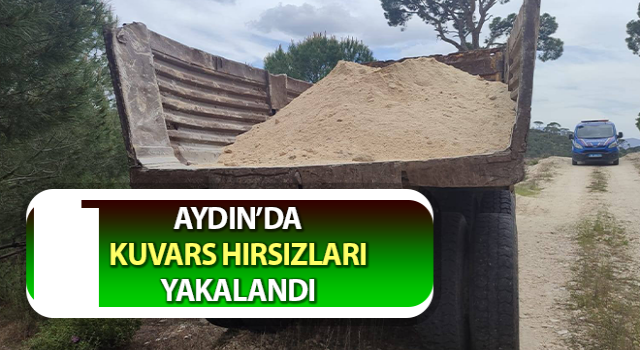 Aydın’da kuvars hırsızları yakalandı