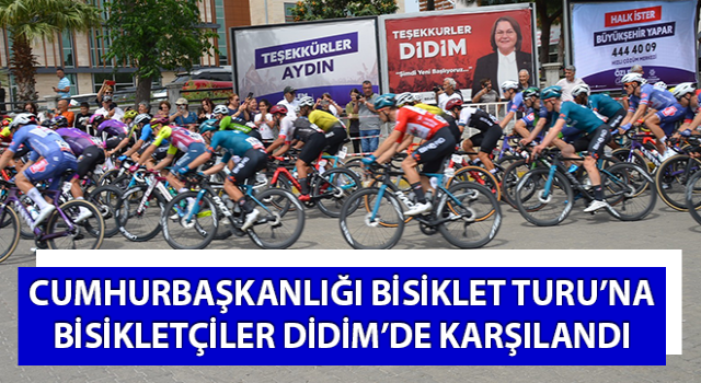 Bisikletçiler Didim’de karşılandı