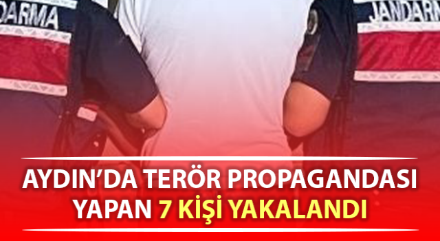 Terör propagandası yapan 7 kişi yakalandı