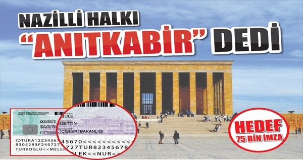 Nazilli halkı 'Anıtkabir' dedi