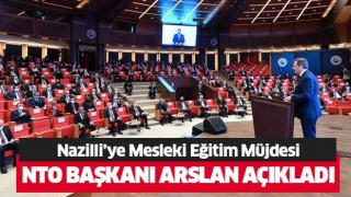 Nazilli’ye Mesleki Eğitim Müjdesi
