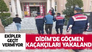 Didim'de göçmen kaçakçıları yakalandı