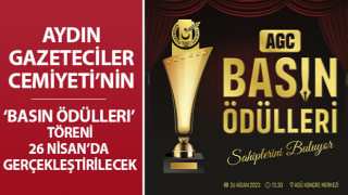 ‘AGC Basın Ödülleri’ töreni, 26 Nisan’da gerçekleştirilecek