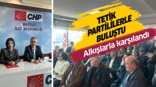 CHP'li Tetik coşkuyla karşılandı